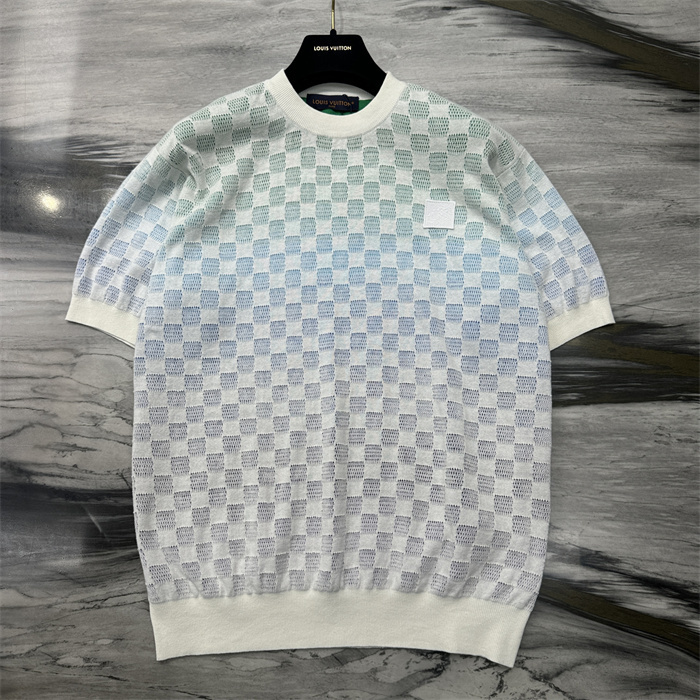 LV Damier Gradient Jacquard Pullover