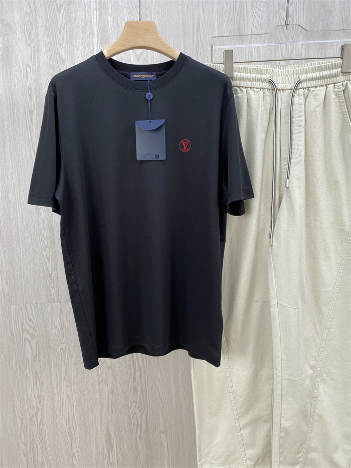LV Monogram Pointelle Short-Sleeved T-Shirt