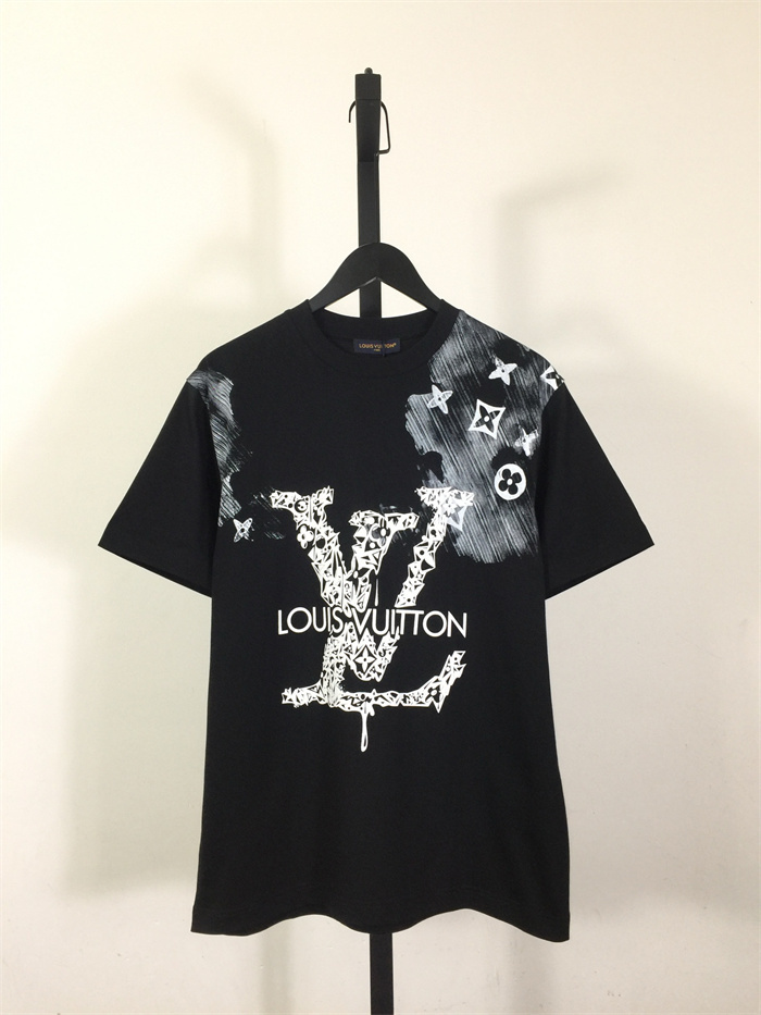 LV Monogram Pointelle Short-Sleeved T-Shirt