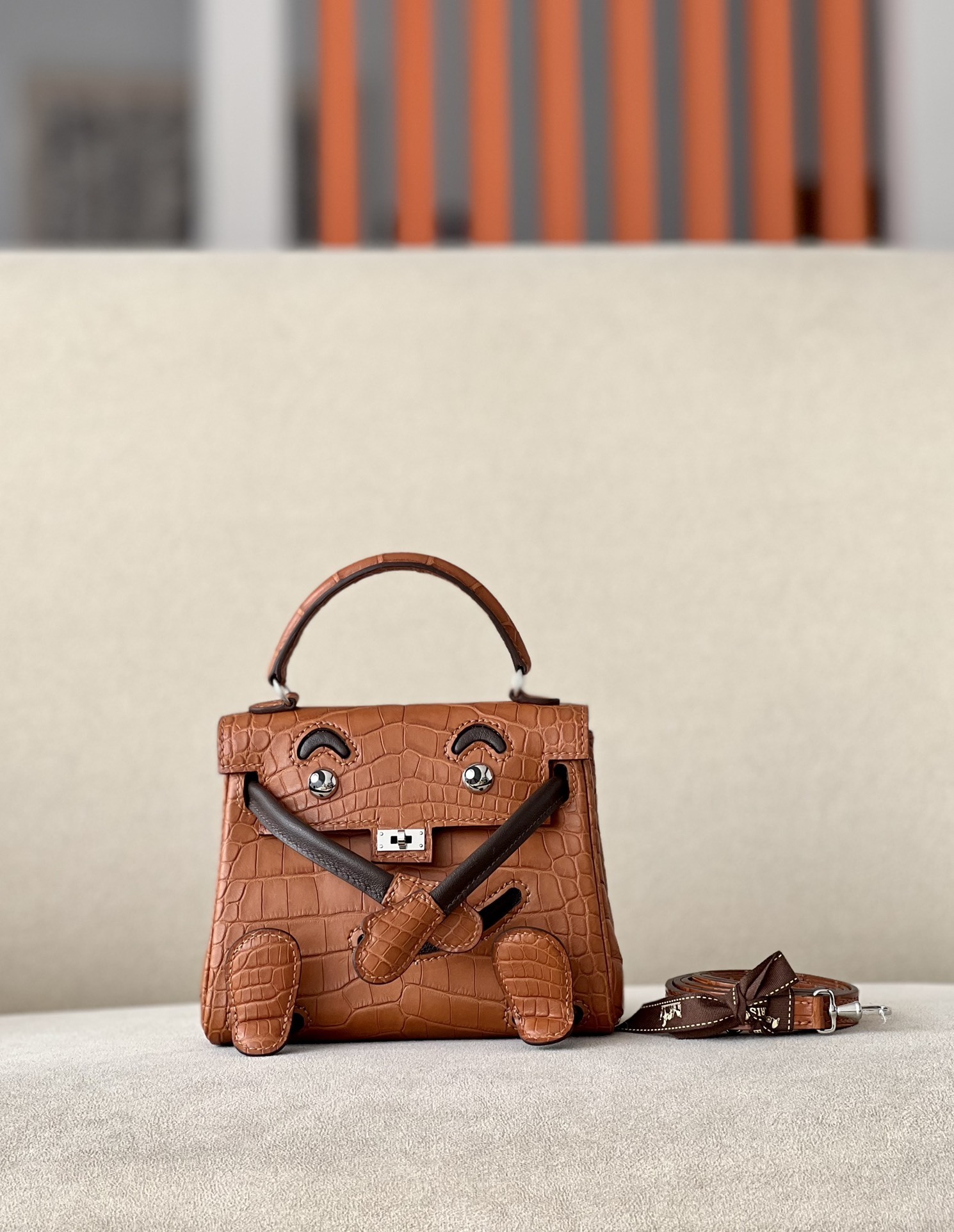 Hermes Smiley Face Doll Bag