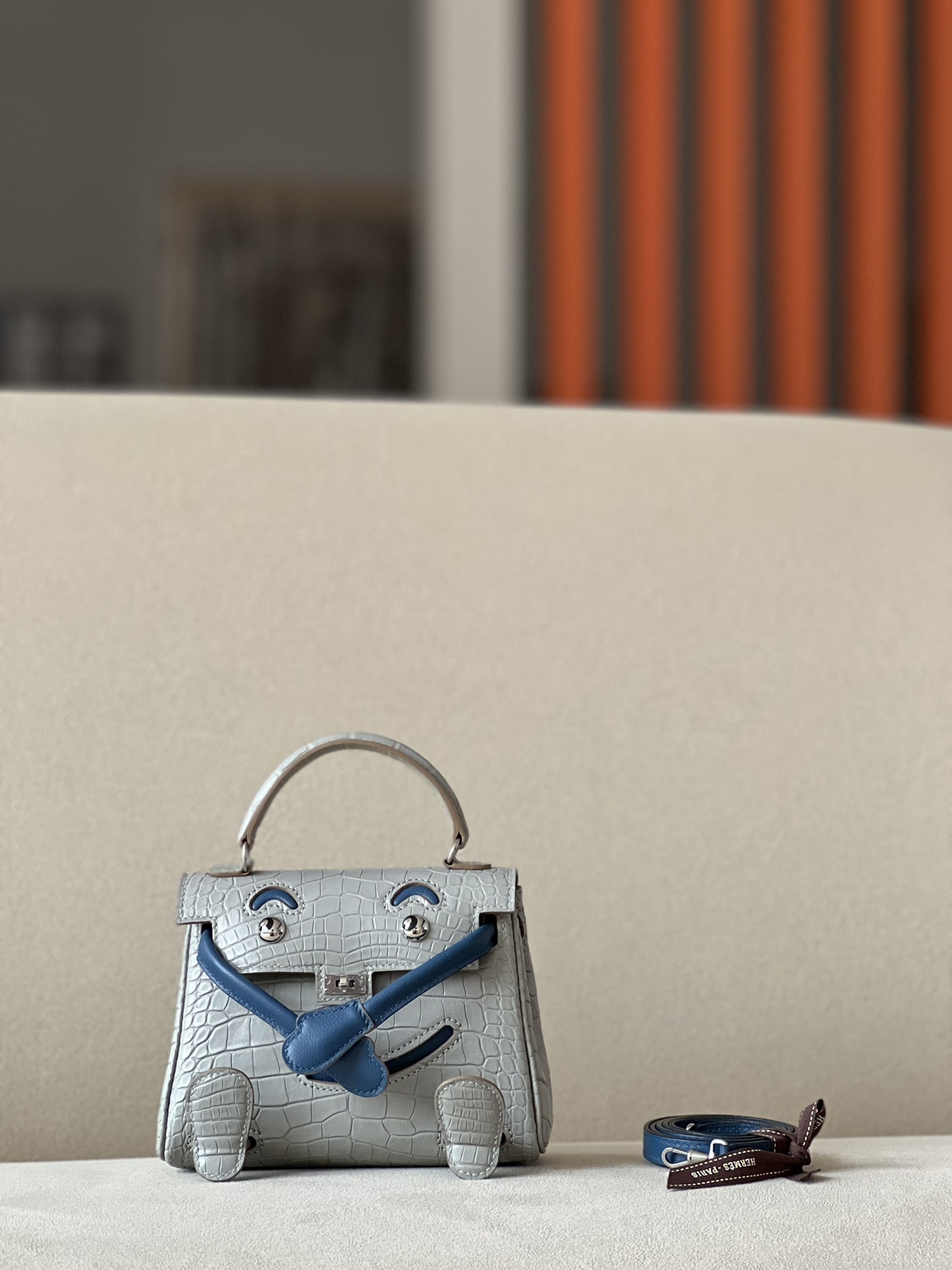 Hermes Smiley Face Doll Bag