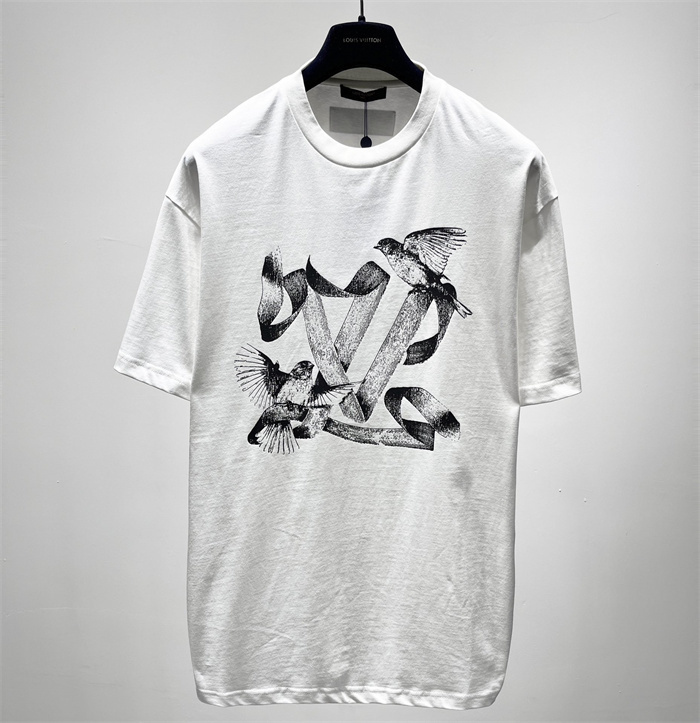 LV White T-Shirt for Men