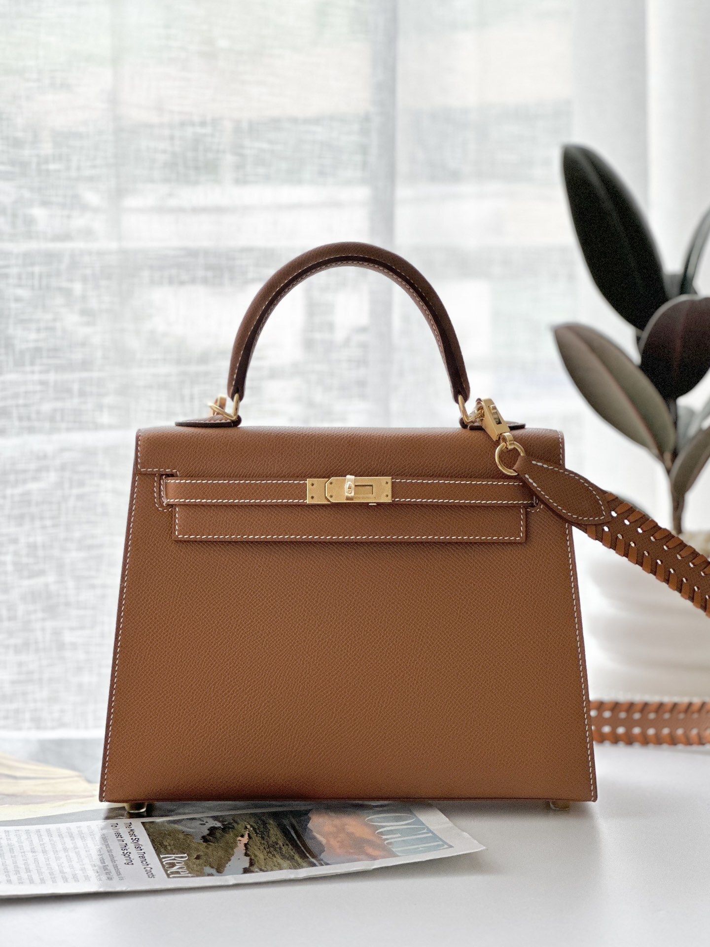 Hermes Kelly Bag brown