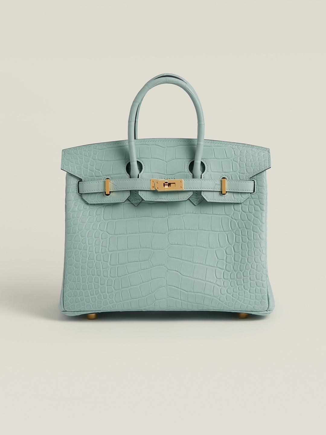 Hermes Kelly Leather Handbag Green