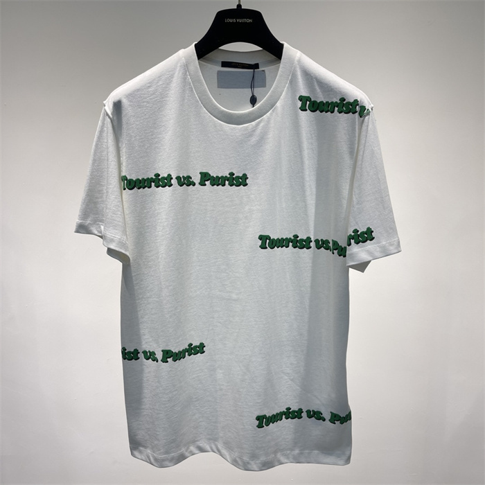 LV Printed Tee T-Shirt White