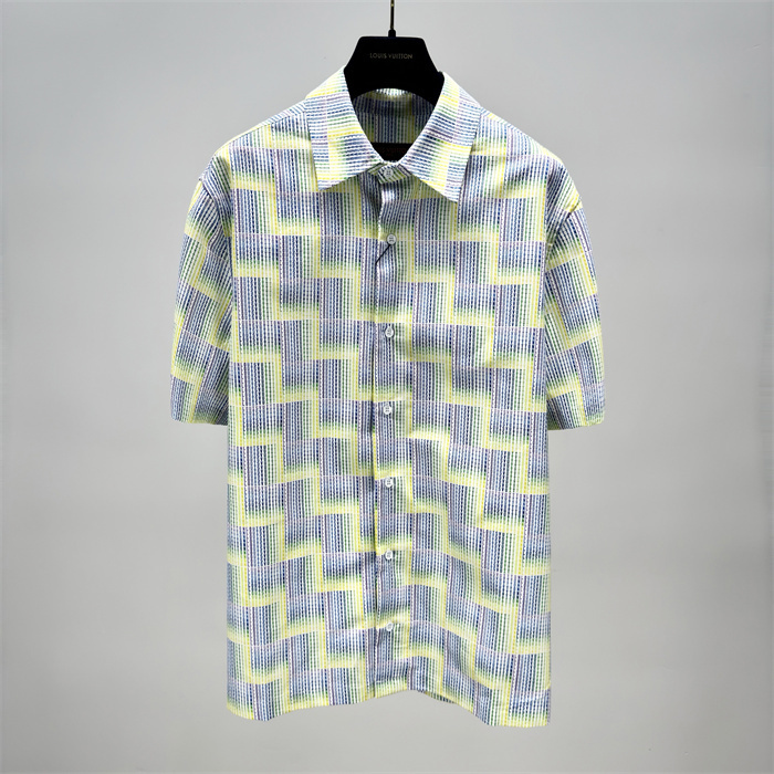 LV Graphic Printed Shirt green