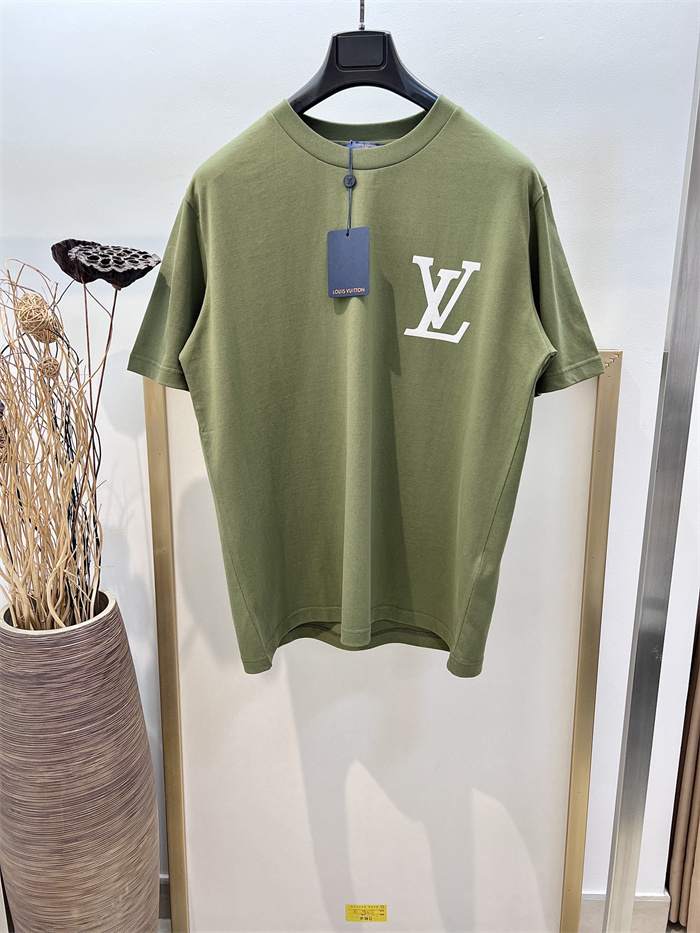 LV Cotton Pique T-Shirt Green
