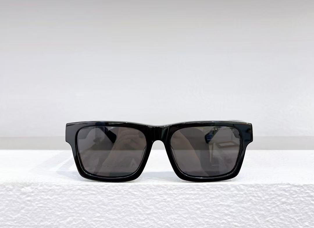 PRADA PR 25ZS Rectangle-Frame Acetate Sunglasses