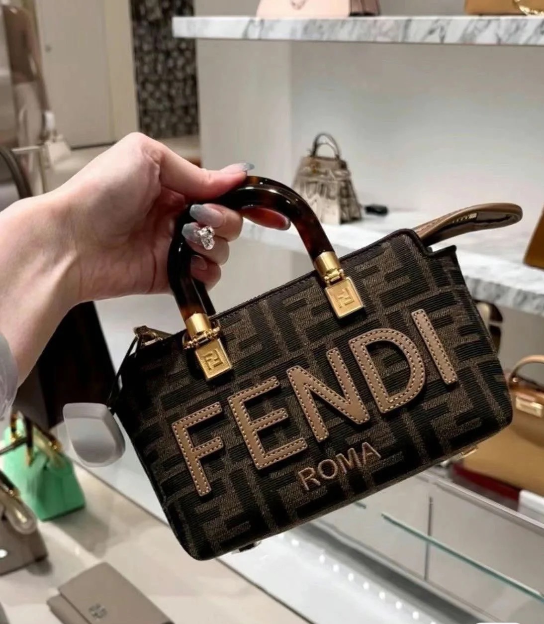 Fendi Boston Mini Handbag