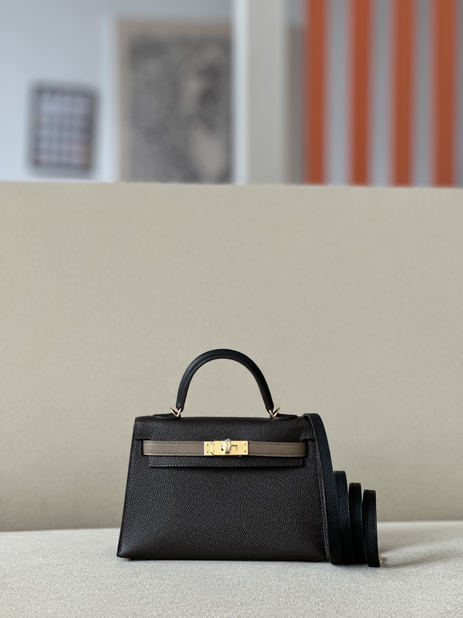 Hermes Mini Kelly Black