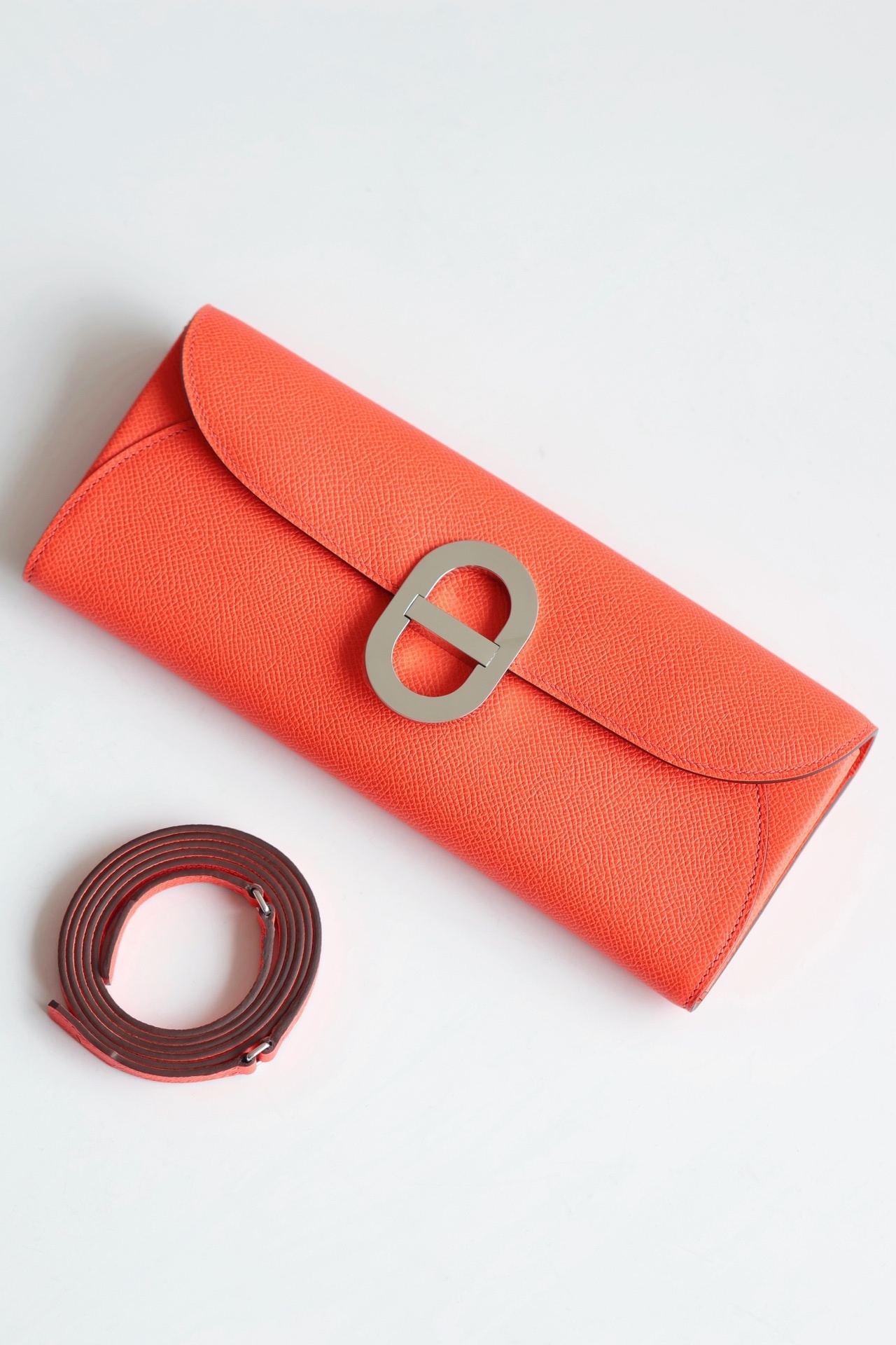 Hermes Maillon To Go wallet Orange