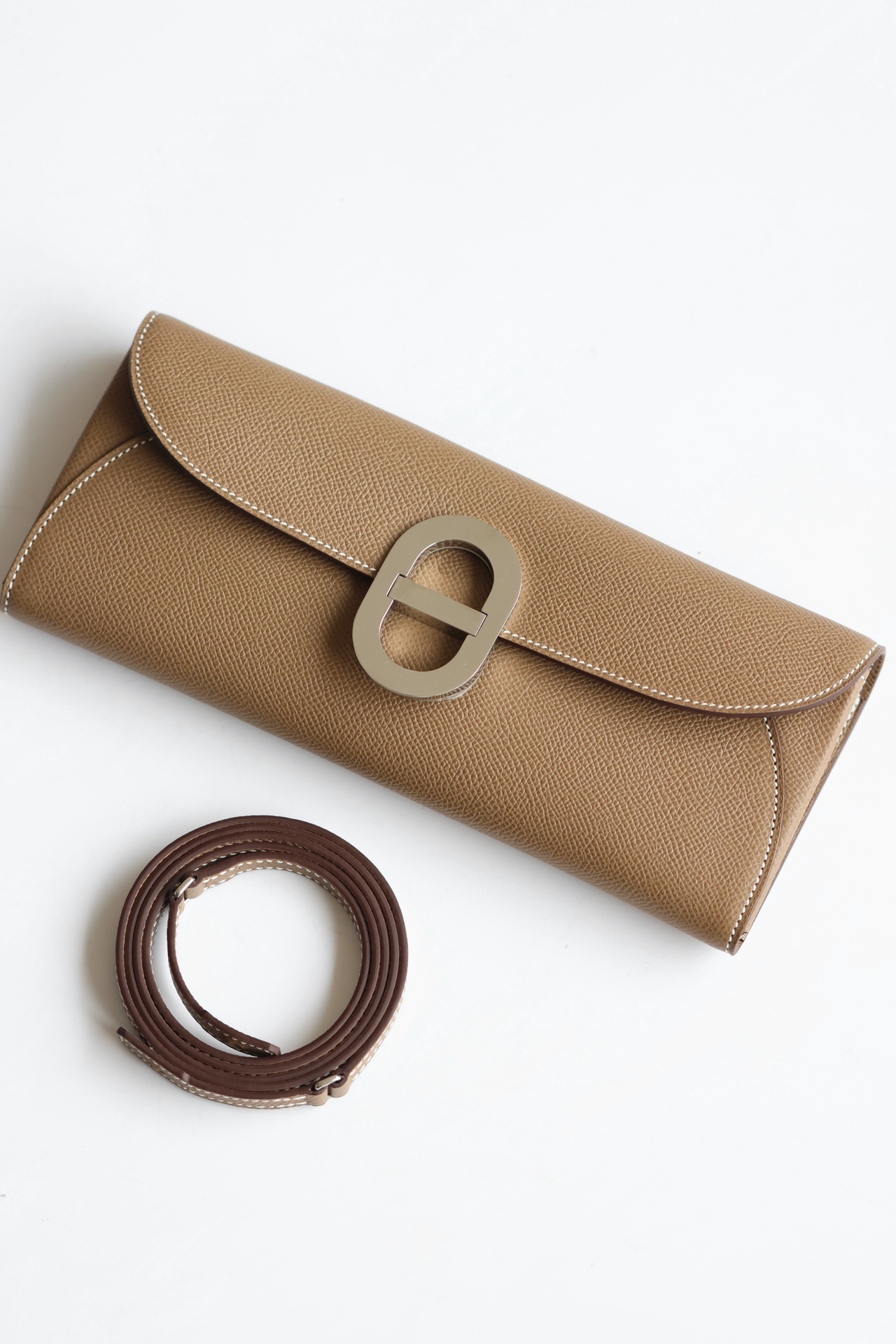 Hermes Maillon To Go wallet grey
