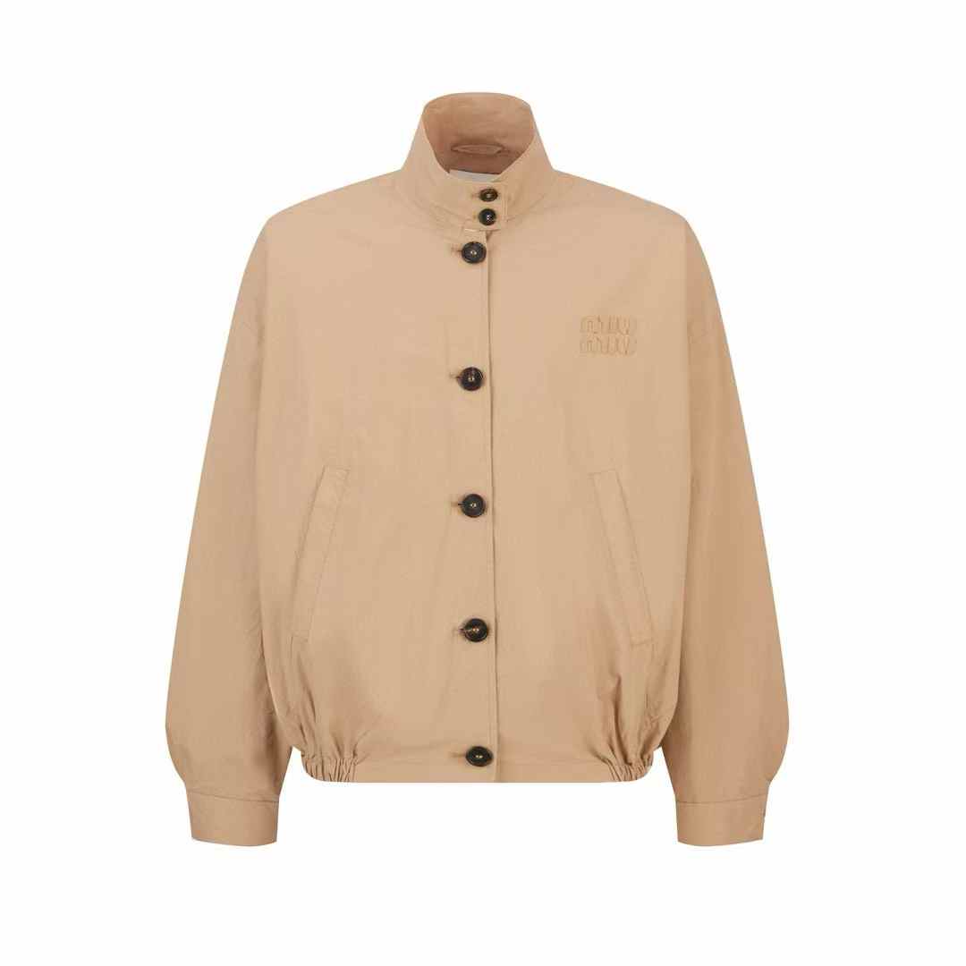 Miu Miu Poplin Blouson Jacket