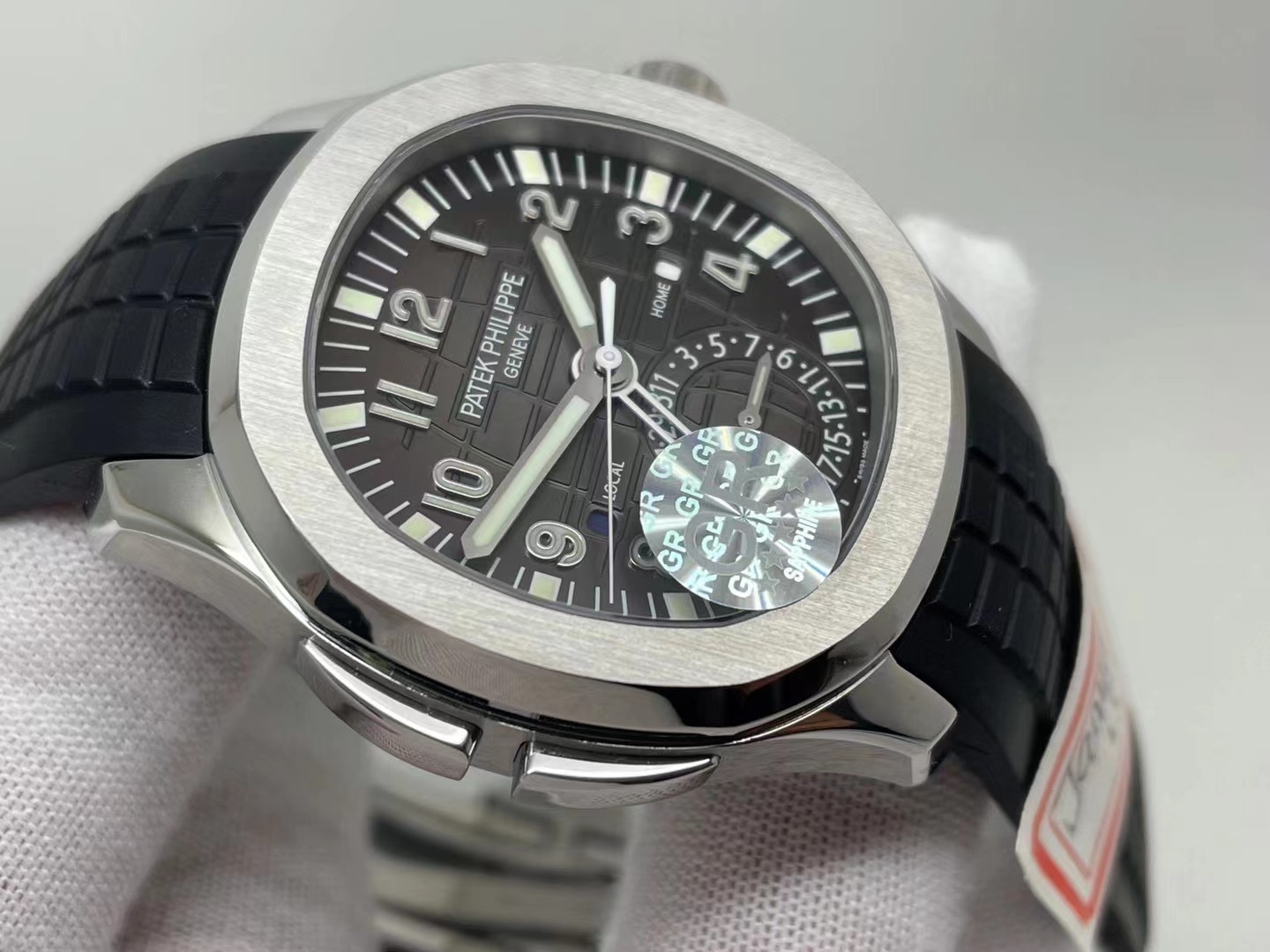 PP0355B - Aquanaut Travel Time 5164A SS/RU Blk GRF V2 MY9015 Mod $428