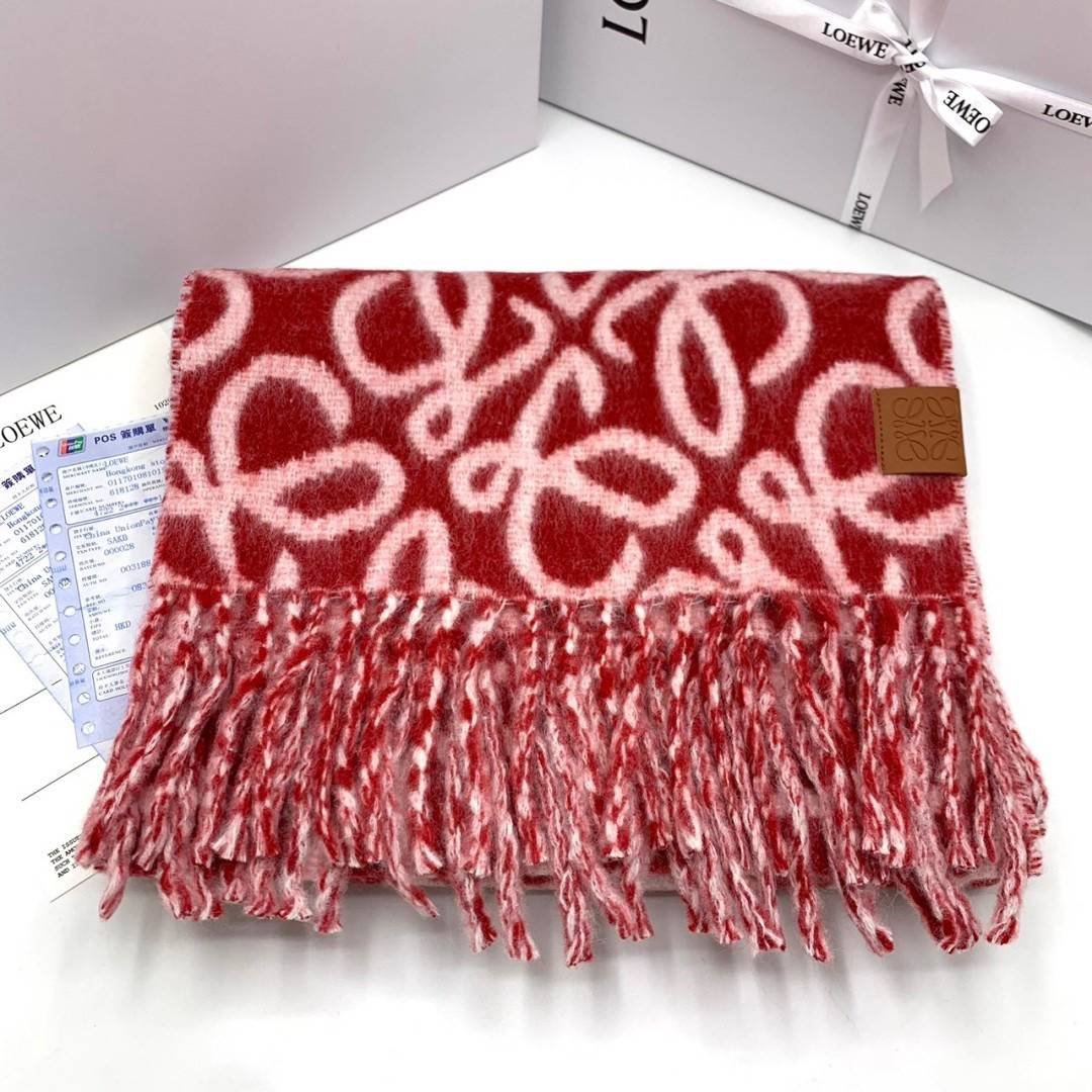 Loewe Scarves Size 42x190cm all colors