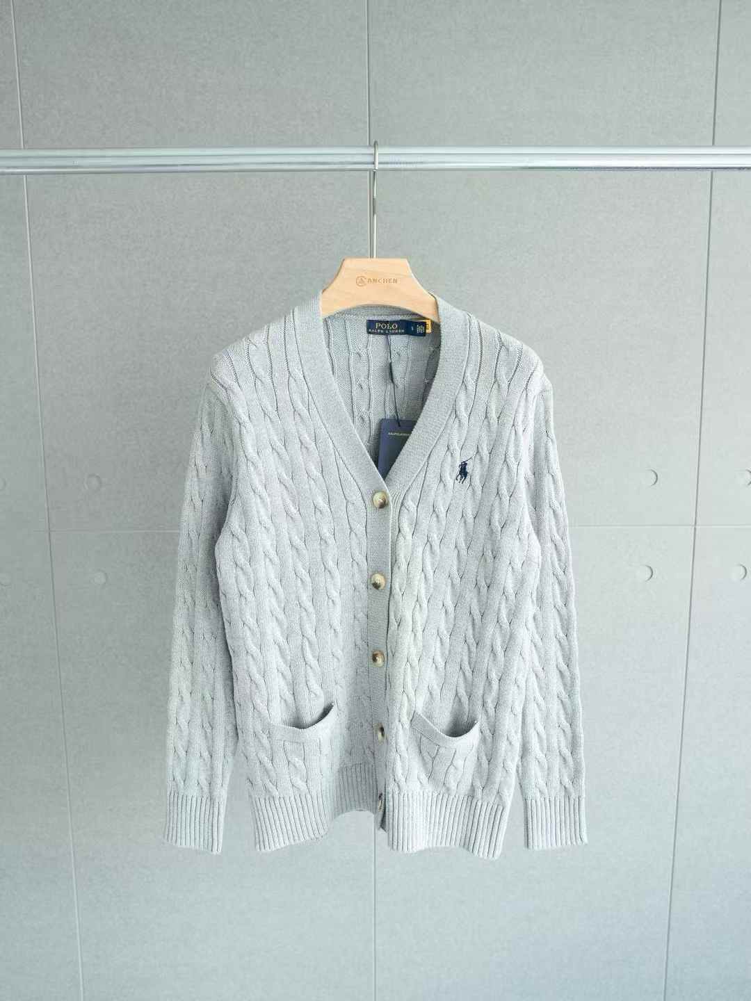 Ralph Lauren Polo Cable Cotton Cardigan for Women