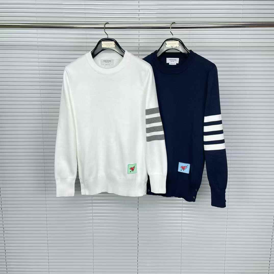 Thom Browne 4-Bar Stripe Sweatshirt