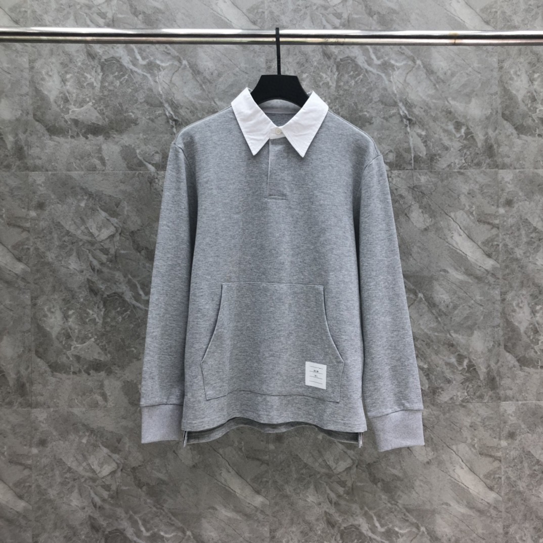 Thom Browne Polo Long Sleeve Sweater