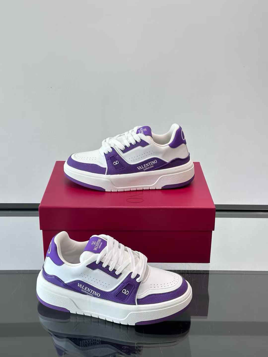 Valentino Garavani One-Stud Velvet Sneaker