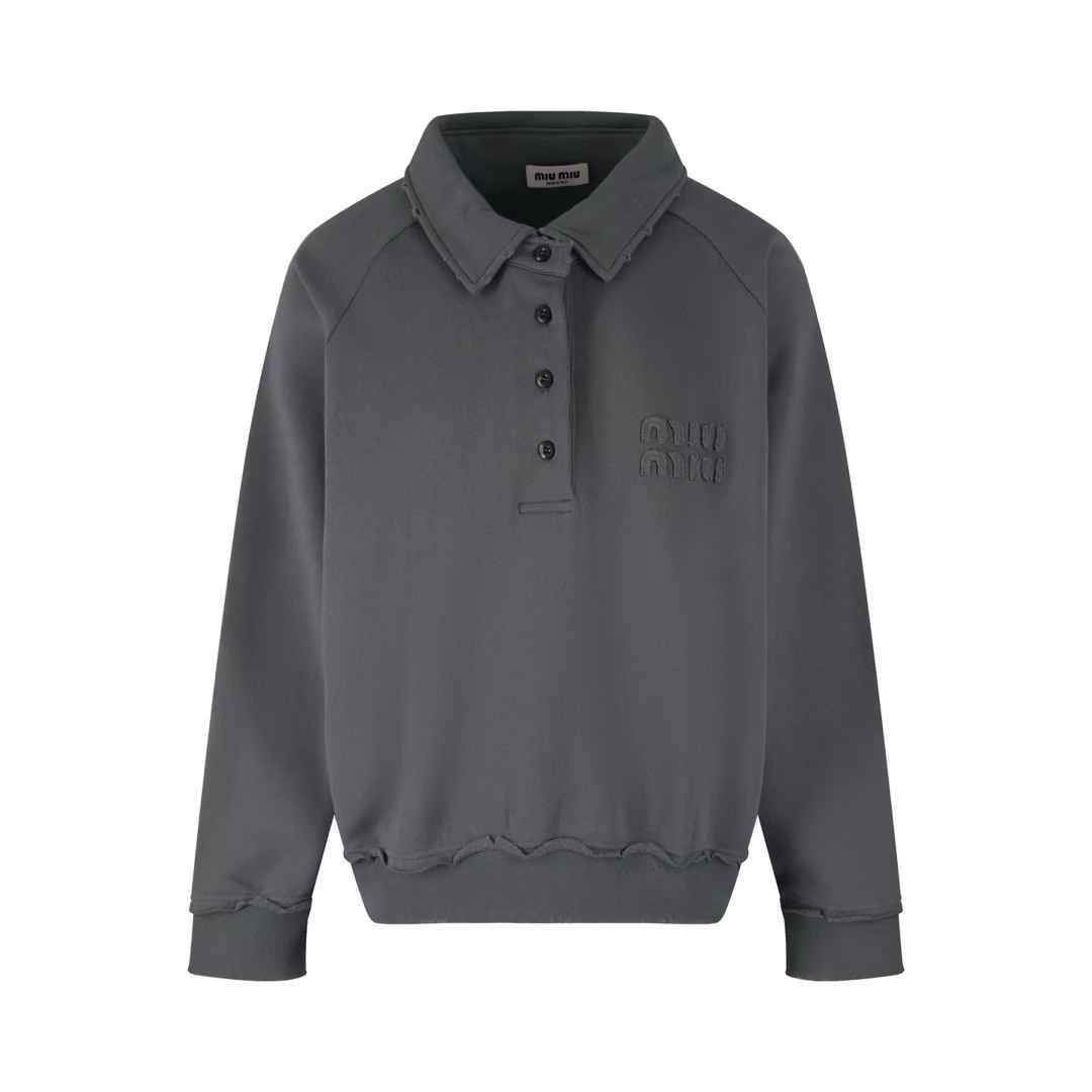 Miu Miu logo-plaque Hooded Jacket