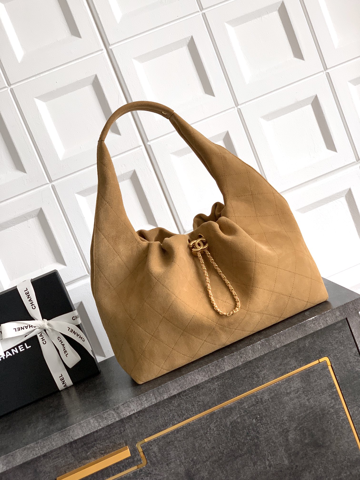 Chanel Hobo bag brown