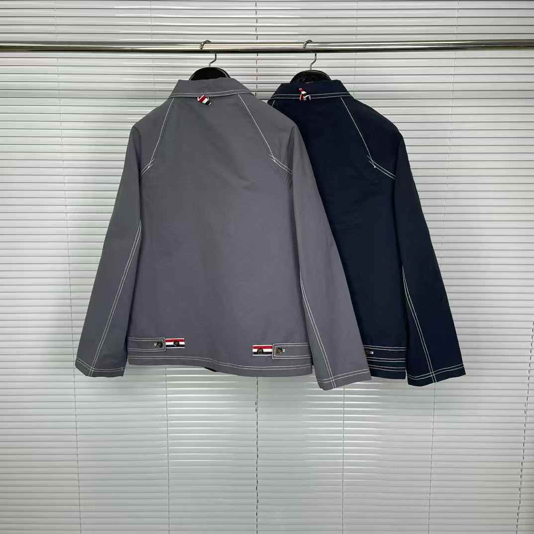Thom Browne - Typewriter Cloth Cropped Field Jacket