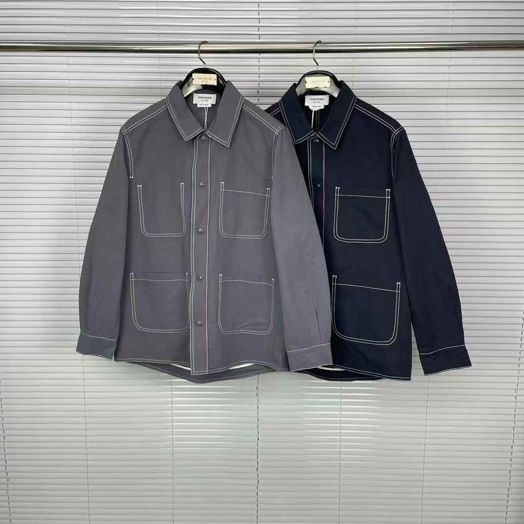 Thom Browne - Typewriter Cloth Cropped Field Jacket