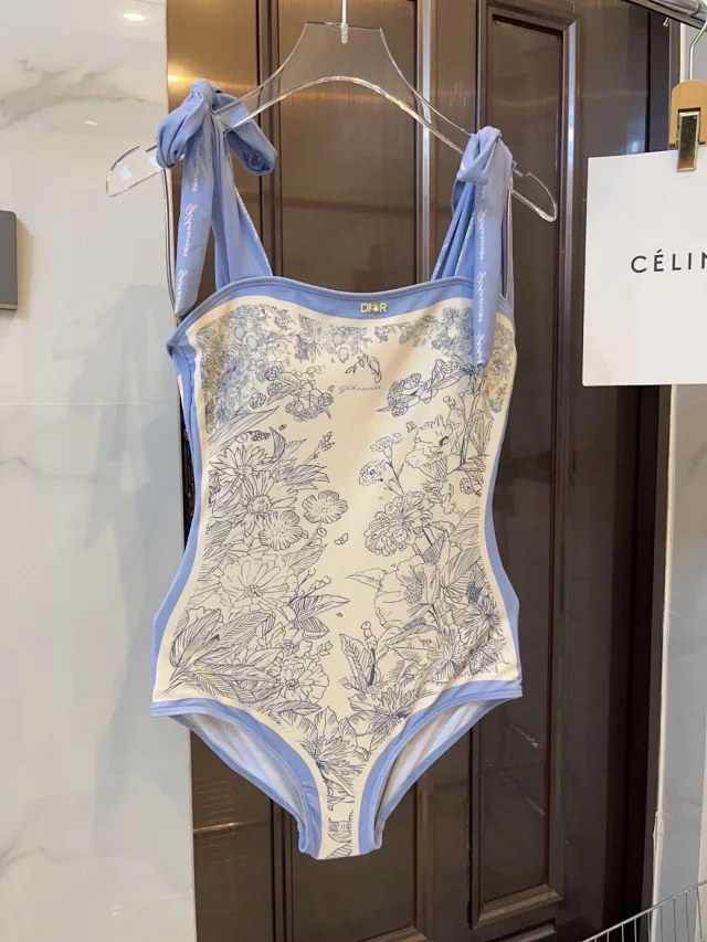 The Dior one-piece swimsuit
