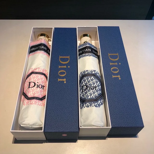 DIOR new tri-fold automatic folding umbrella all colors