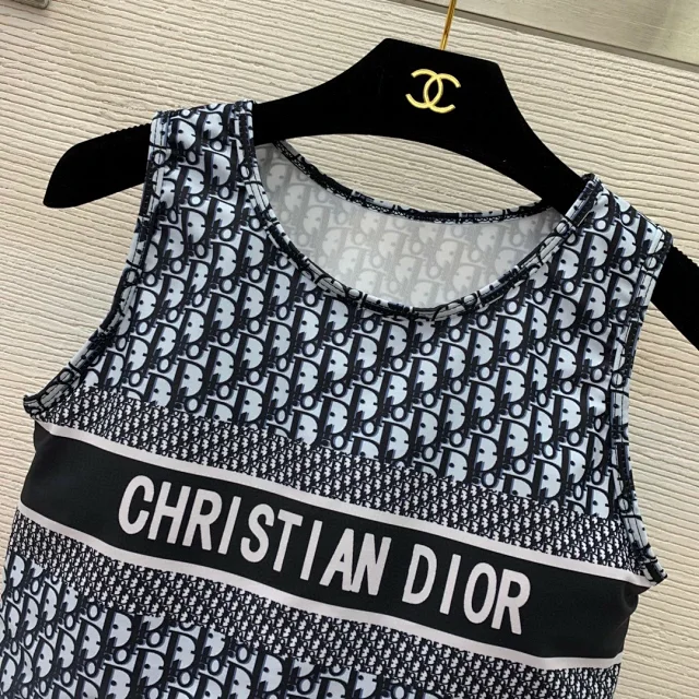 Dior high-stretch fitness yoga wear sports suit