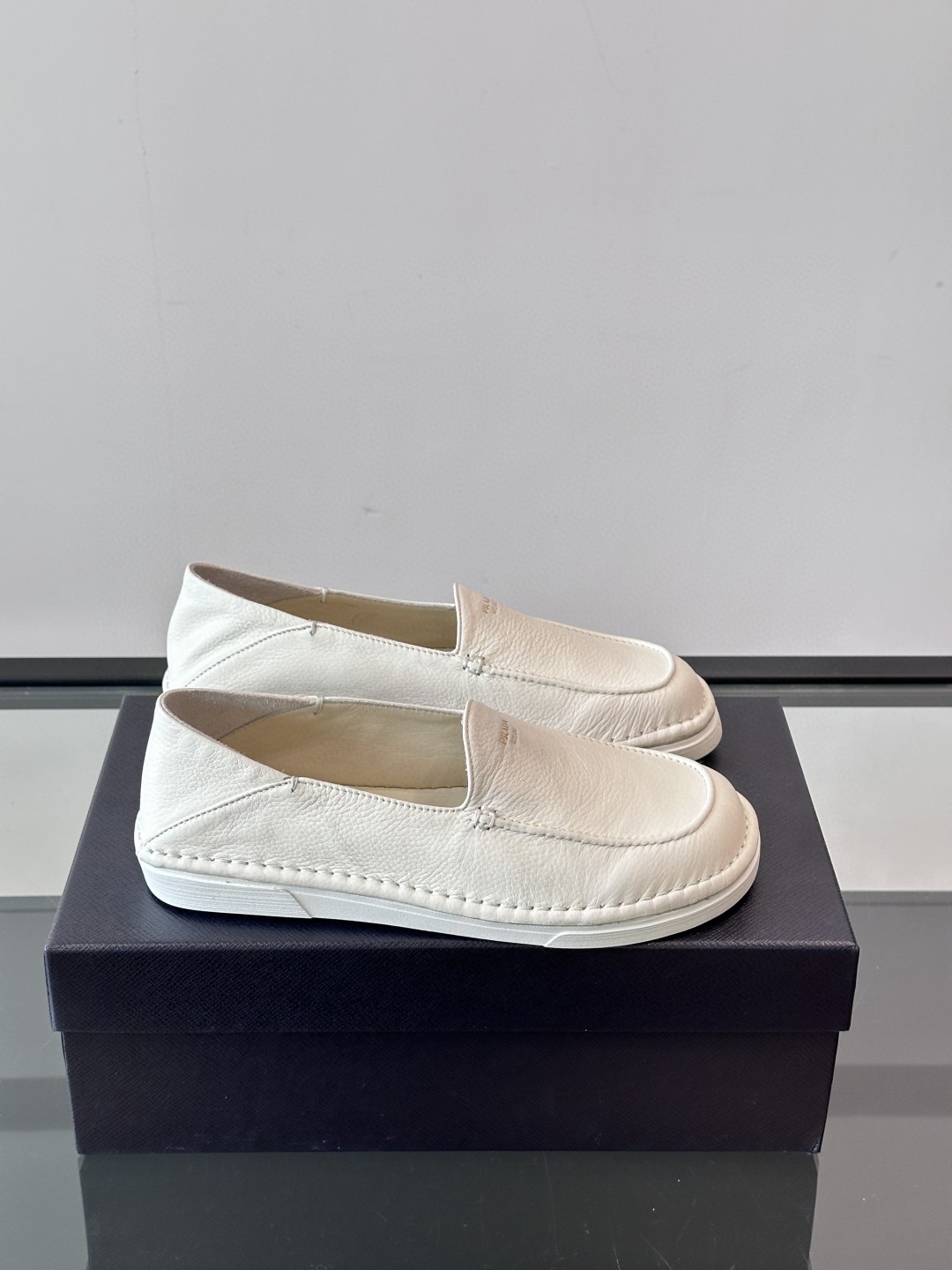 Prada slip-on suede loafers all colors