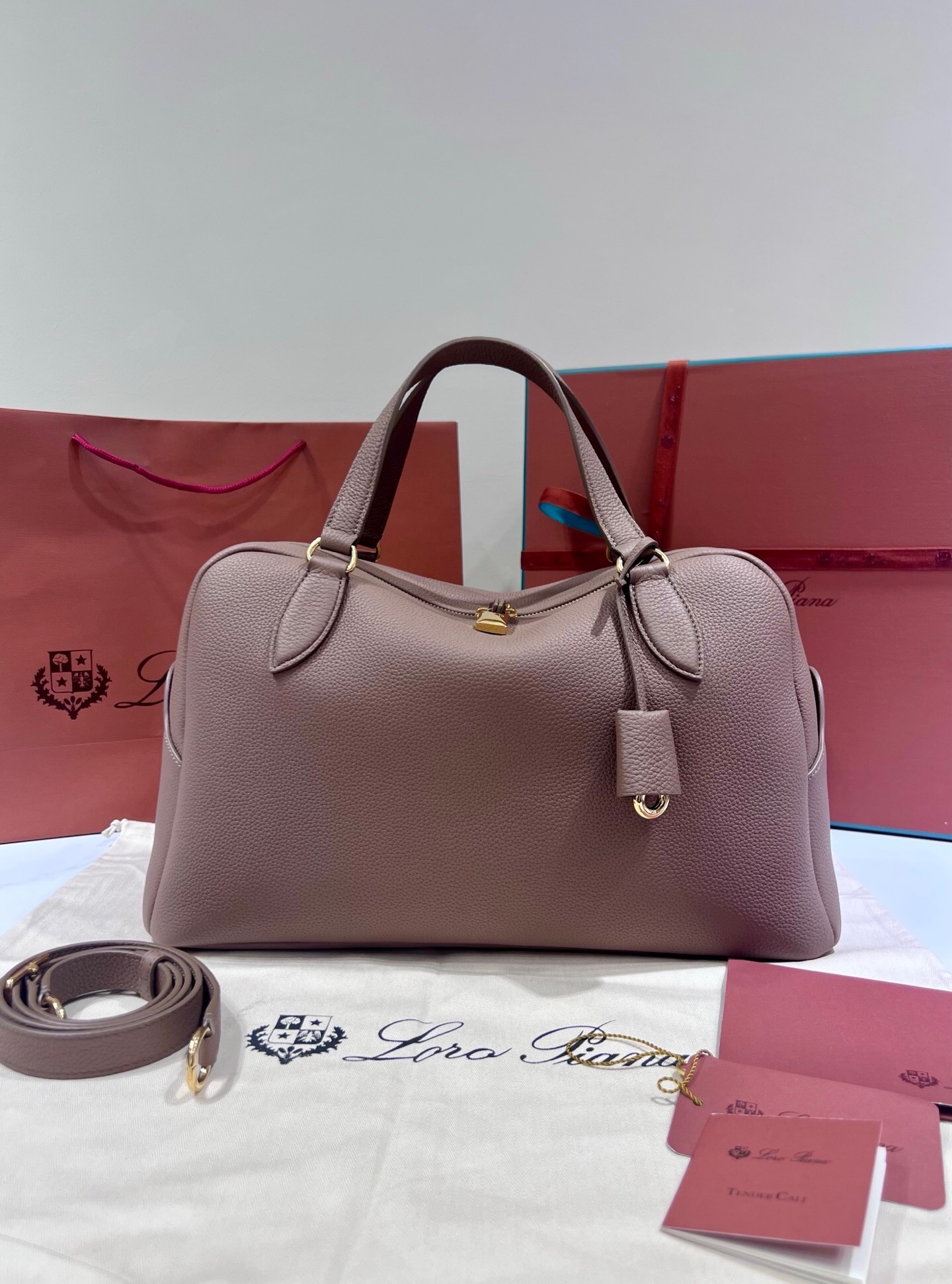 Loro Piana Leather Tote Bag