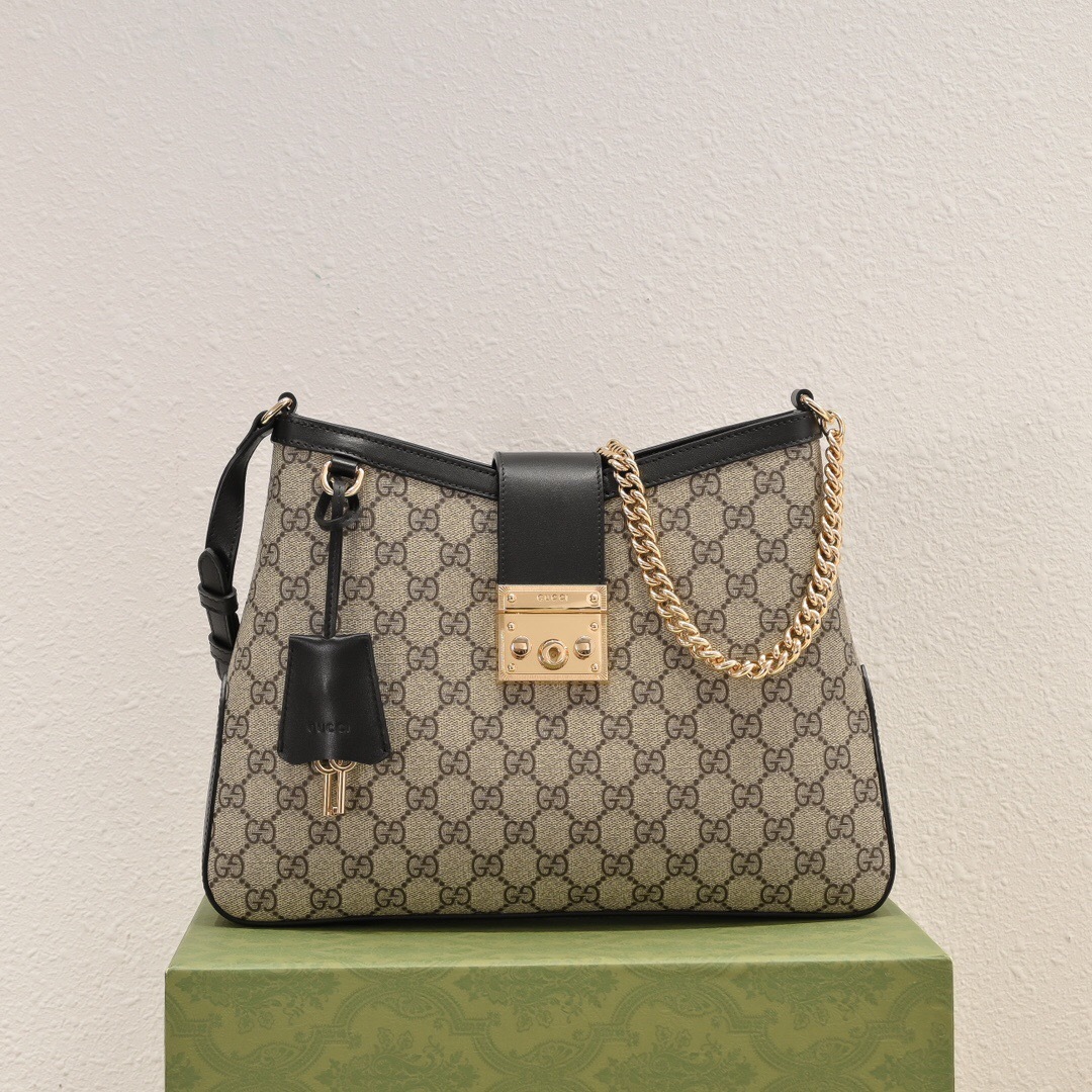 Gucci Padlock large tote bag black