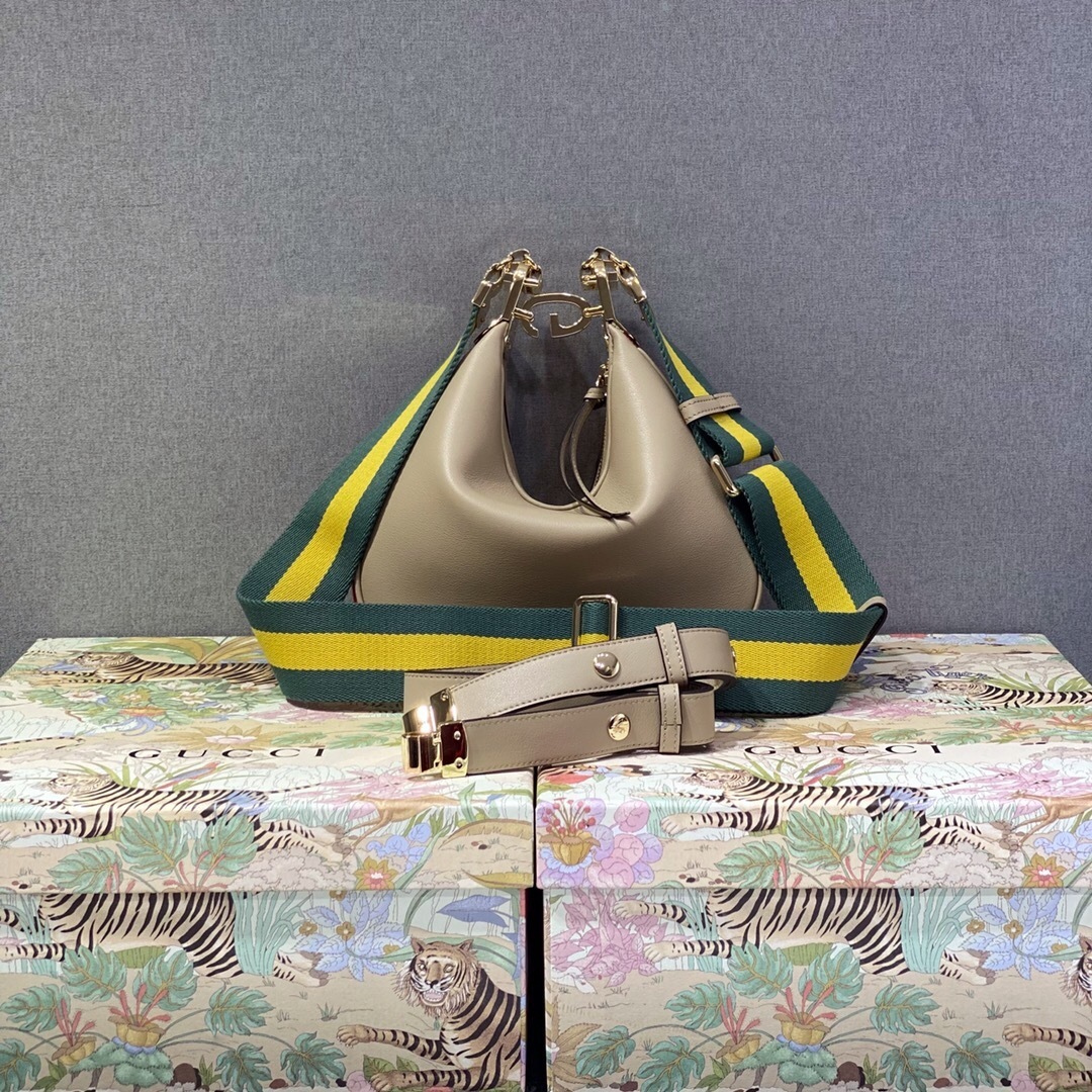 Gucci Attache Small Shoulder Bag grey