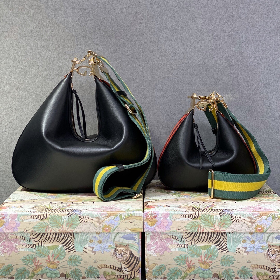 Gucci Attache Small Shoulder Bag black