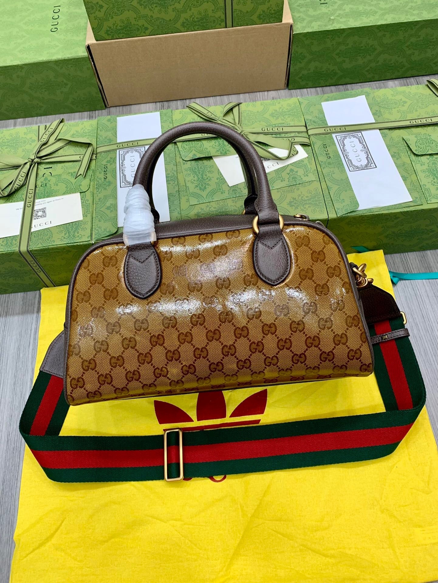 Gucci x Adidas Mini Duffle Bag