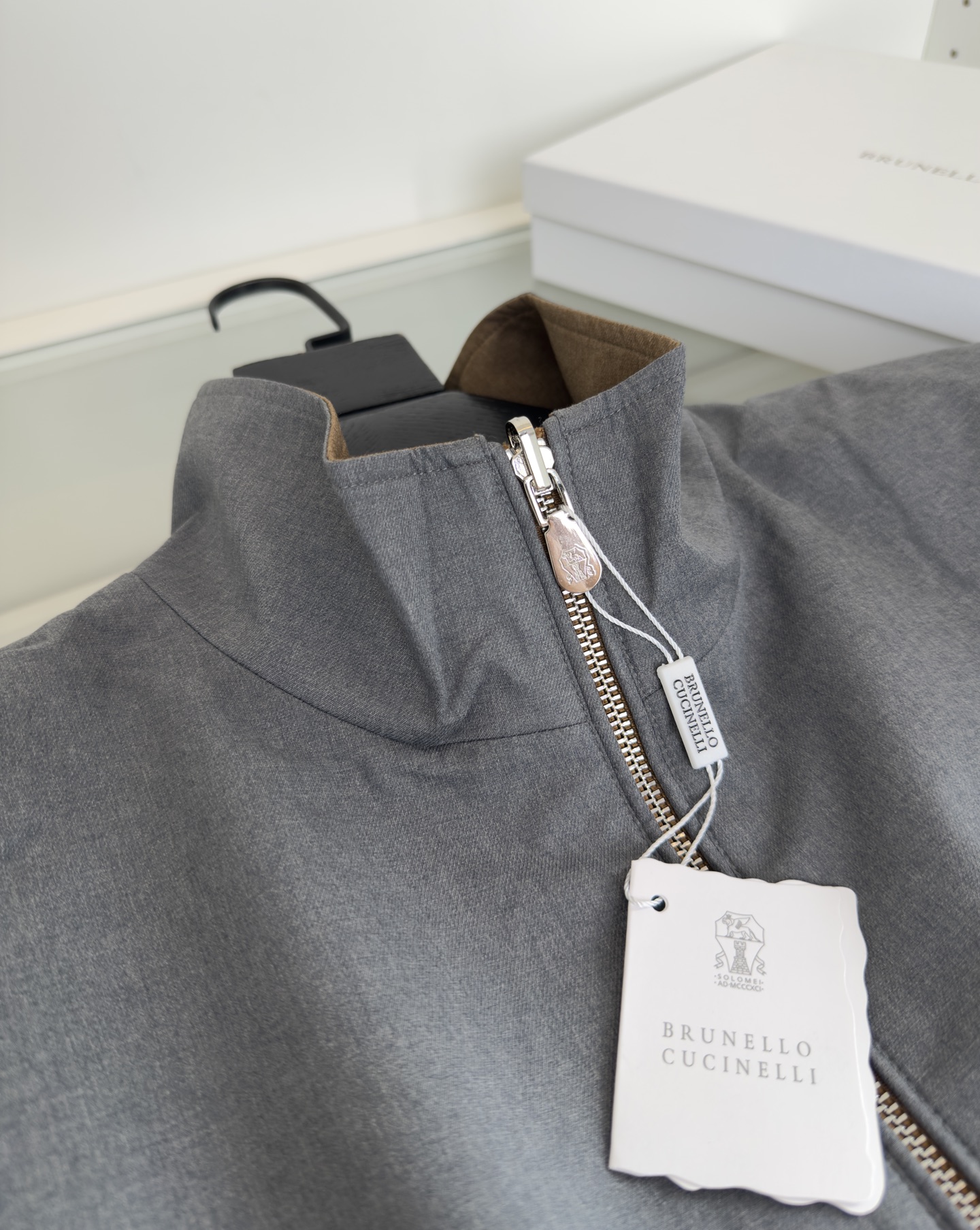 Brunello Cucinelli vest jacket grey