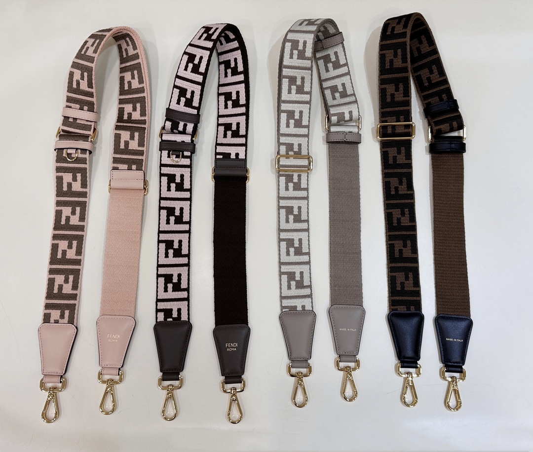 Fendi FF logo Extra shoulder Strap all colors