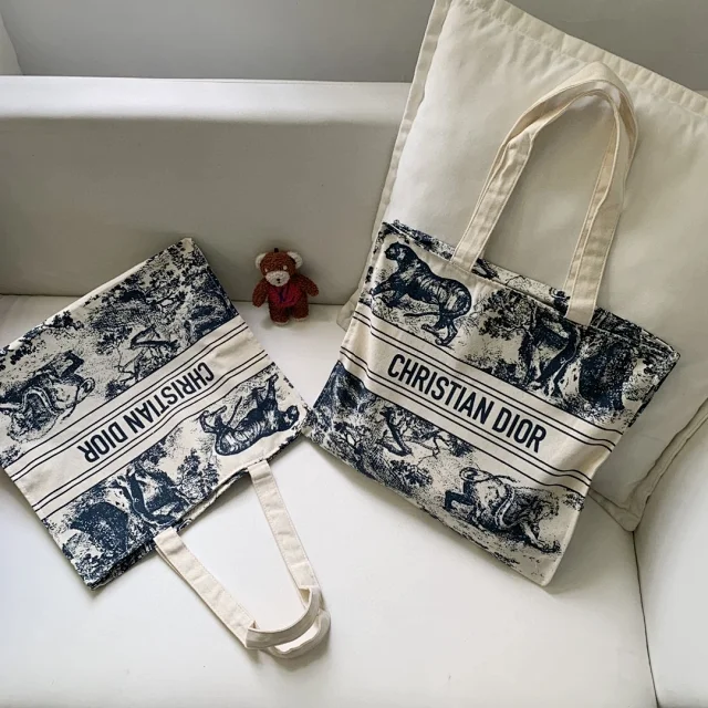 Dior zoo canvas bag