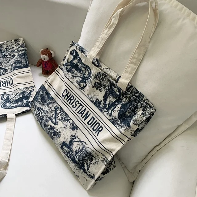 Dior zoo canvas bag