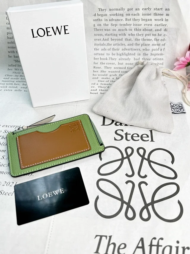Loewe card holder series small leather card holder all colors