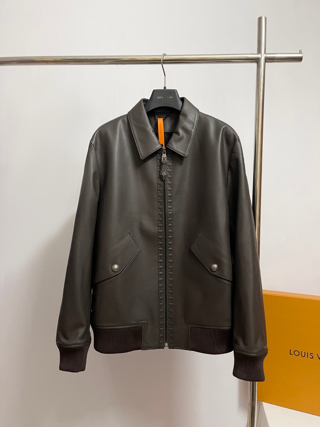 LV Reversible Leather Nylon Jacket