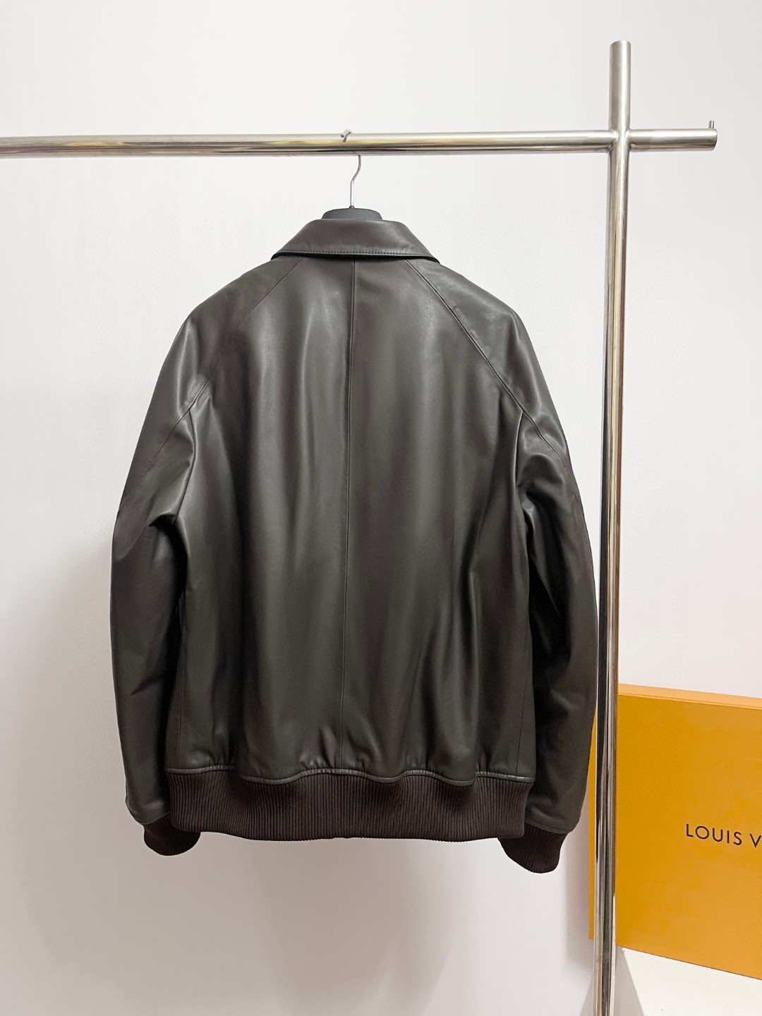 LV Reversible Leather Nylon Jacket