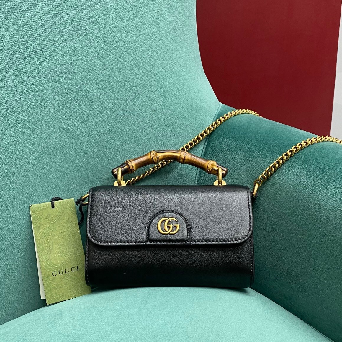 Gucci Milano Mini top handle clutch Handbag
