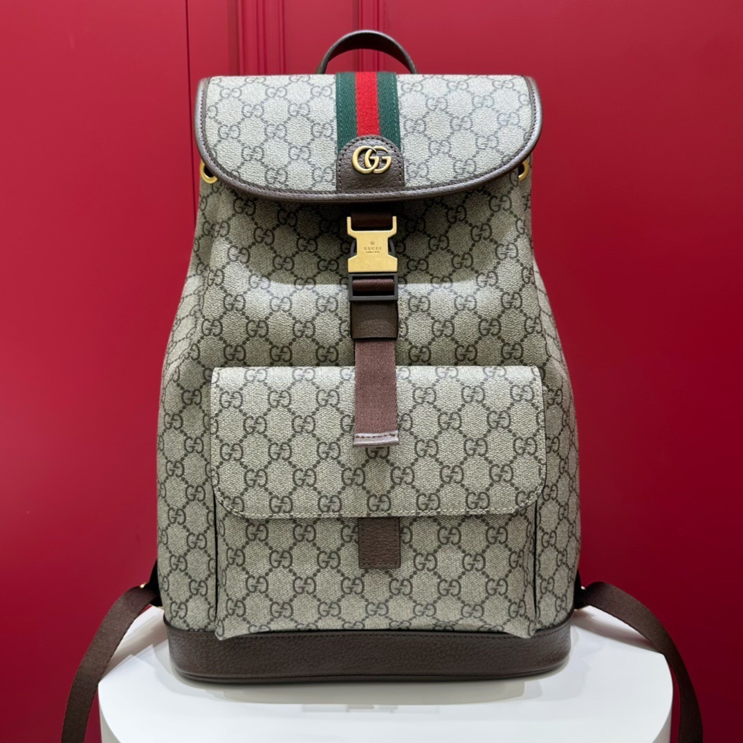 Gucci Ophidia GG Supreme fabric backpack