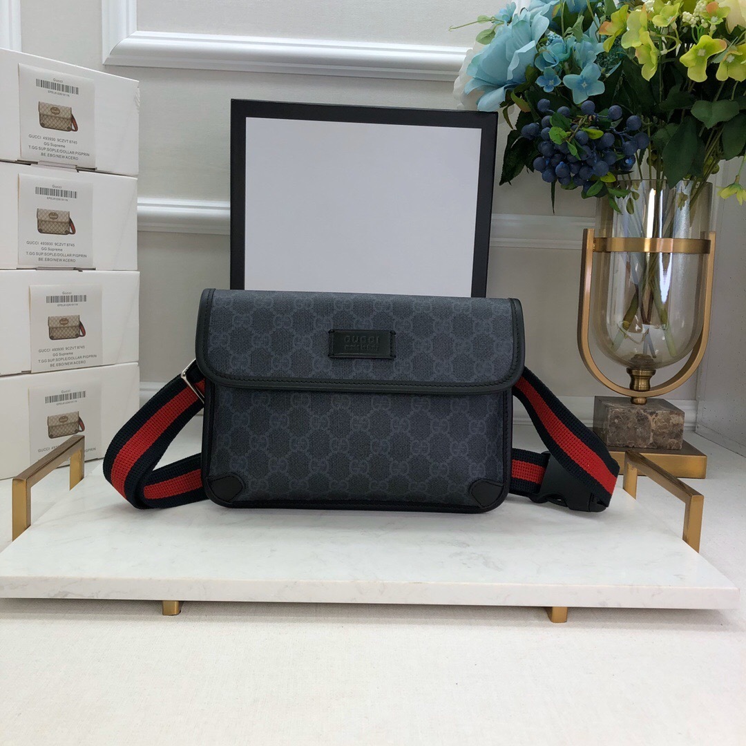 Gucci GG Supreme canvas Belt Bag | Black