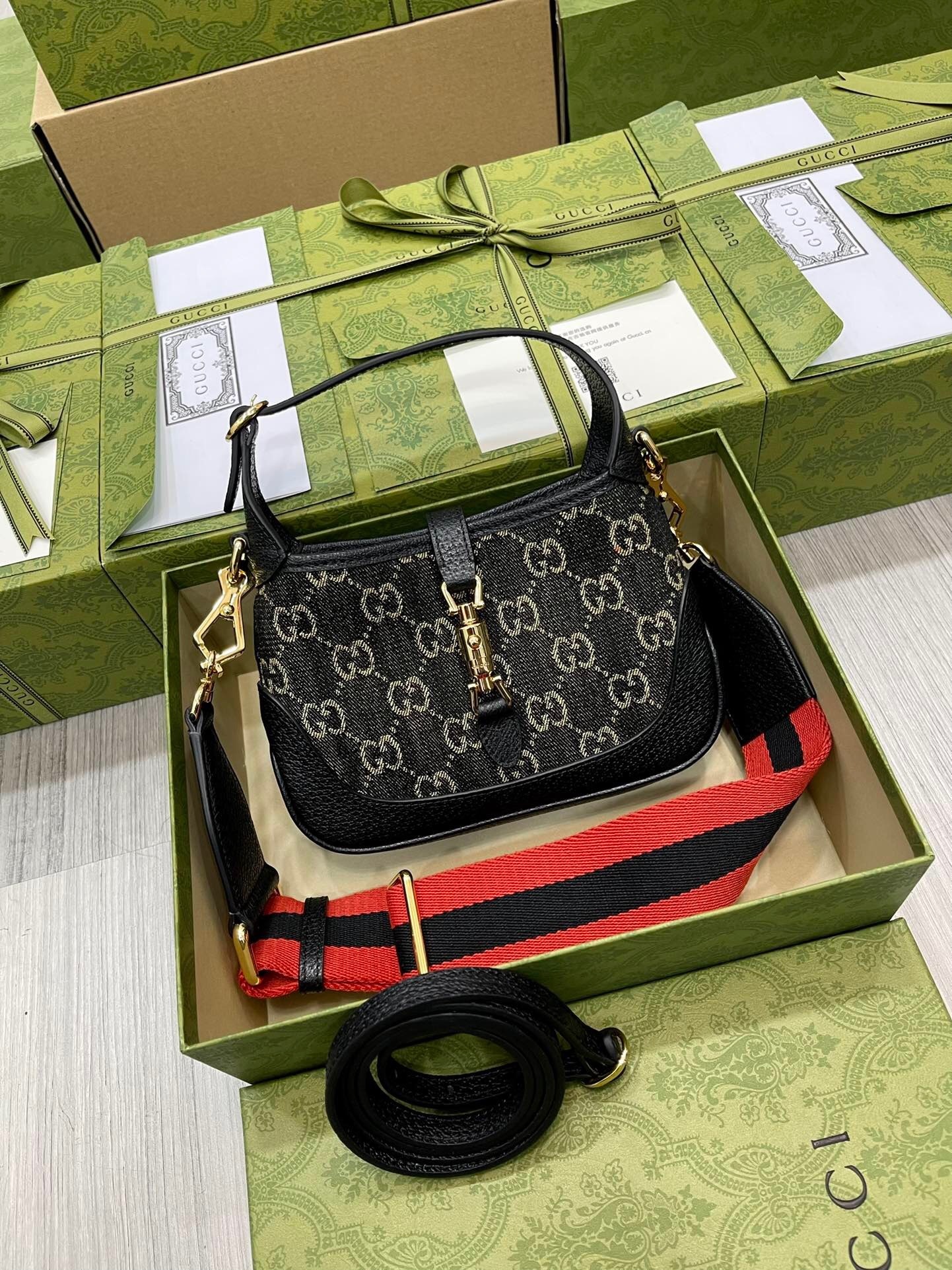 Gucci Jackie 1961 Mini Shoulder Bag black
