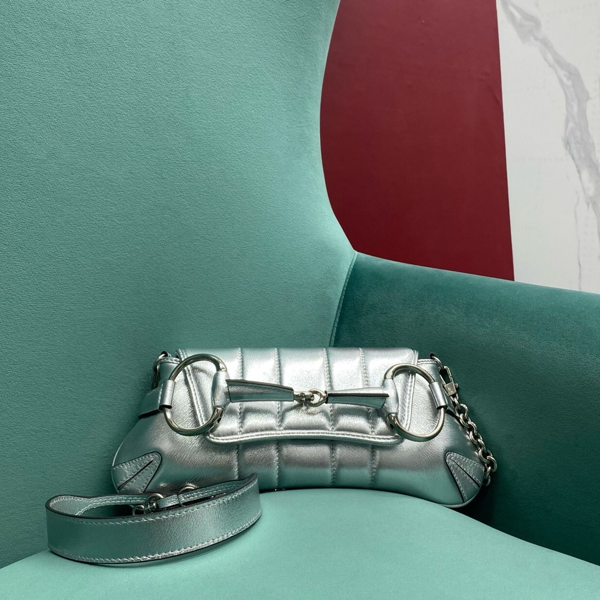 Gucci Horsebit Chain Shoulder Bag