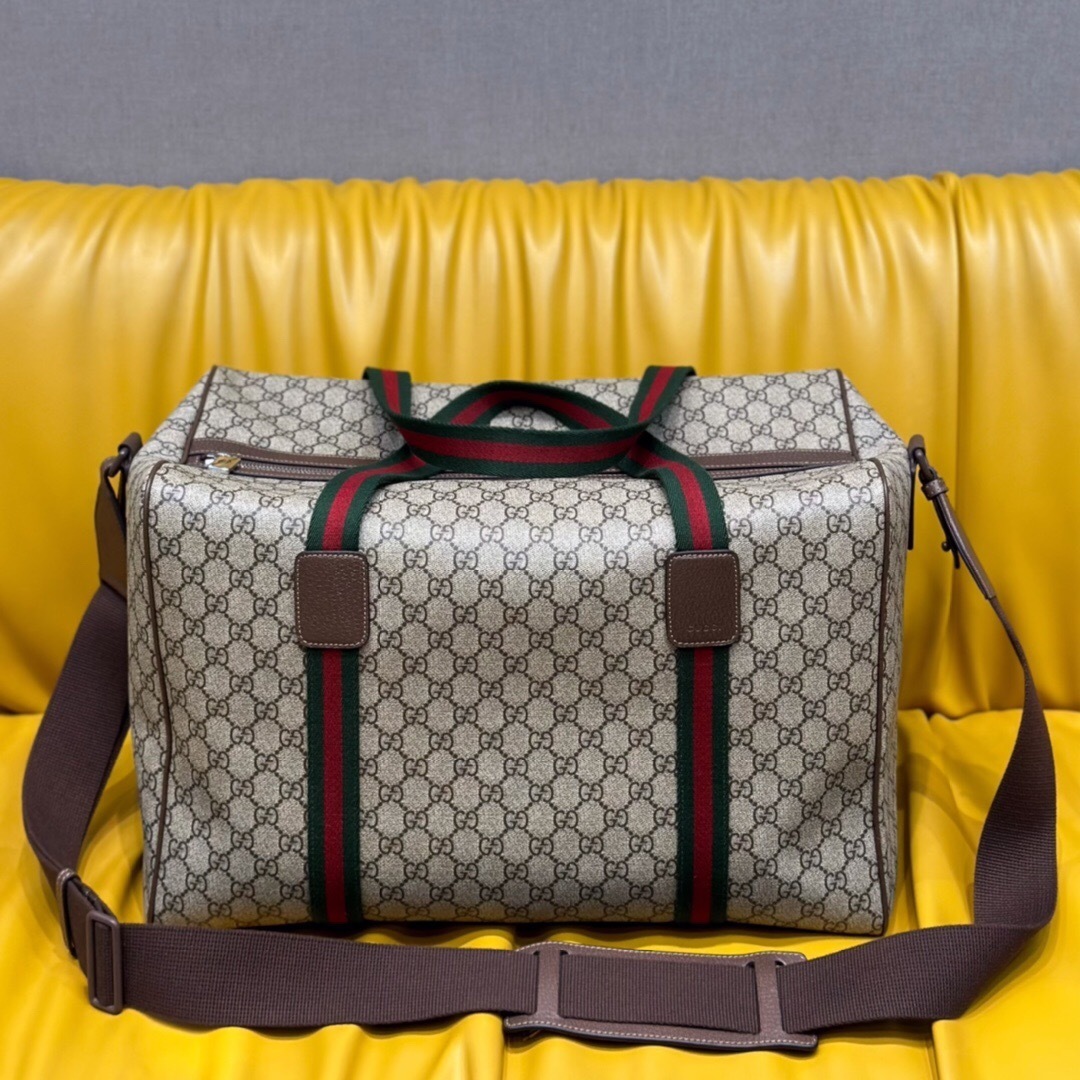 Gucci Ophidia GG Supreme Boston Bag