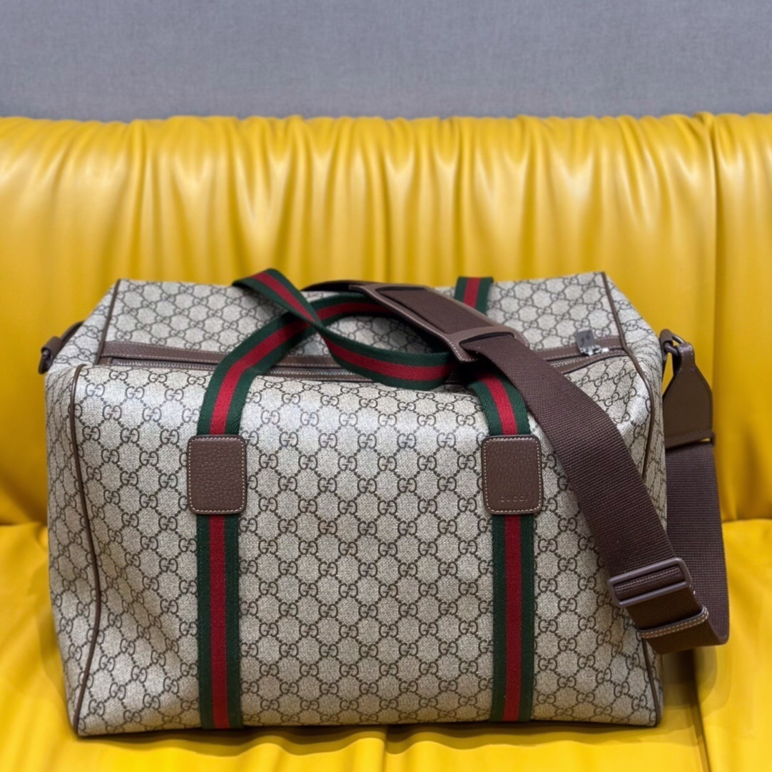 Gucci Ophidia GG Supreme Boston Bag